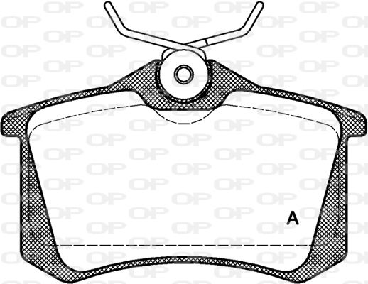 OPEN PARTS Jarrupala, levyjarru BPA0263.01